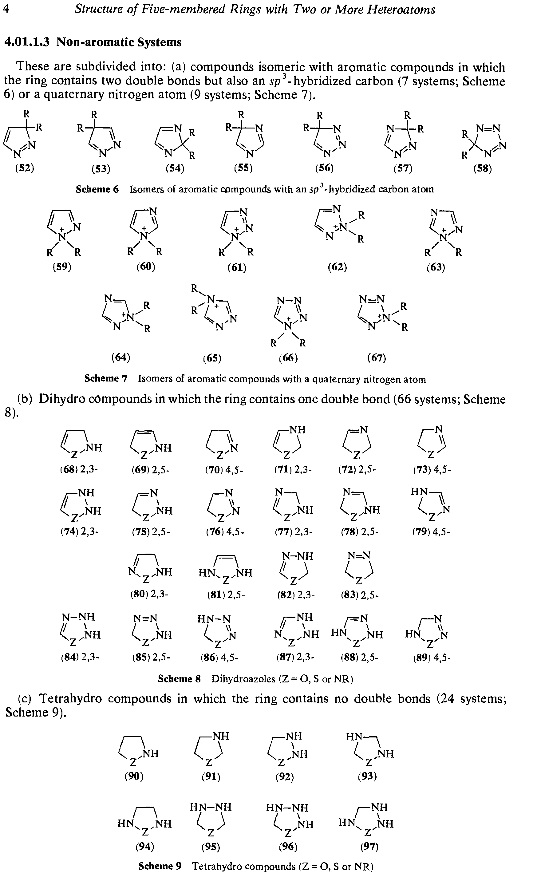 Scheme 7 Isomers of aromatic compounds with a quaternary nitrogen atom ...