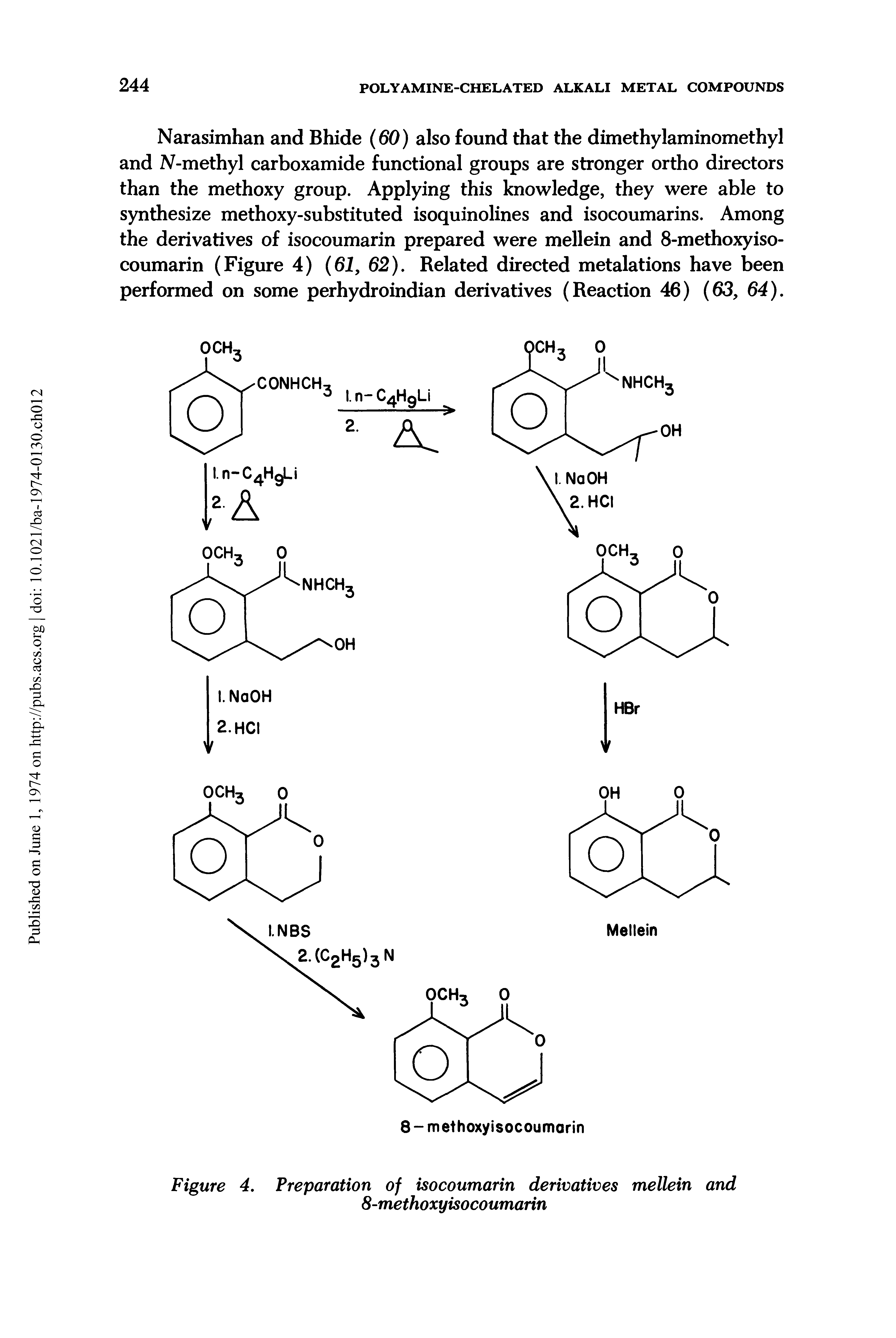 Figure 4, Preparation of isocoumarin derivatives mellein and 8-methoxyisocoumarin...
