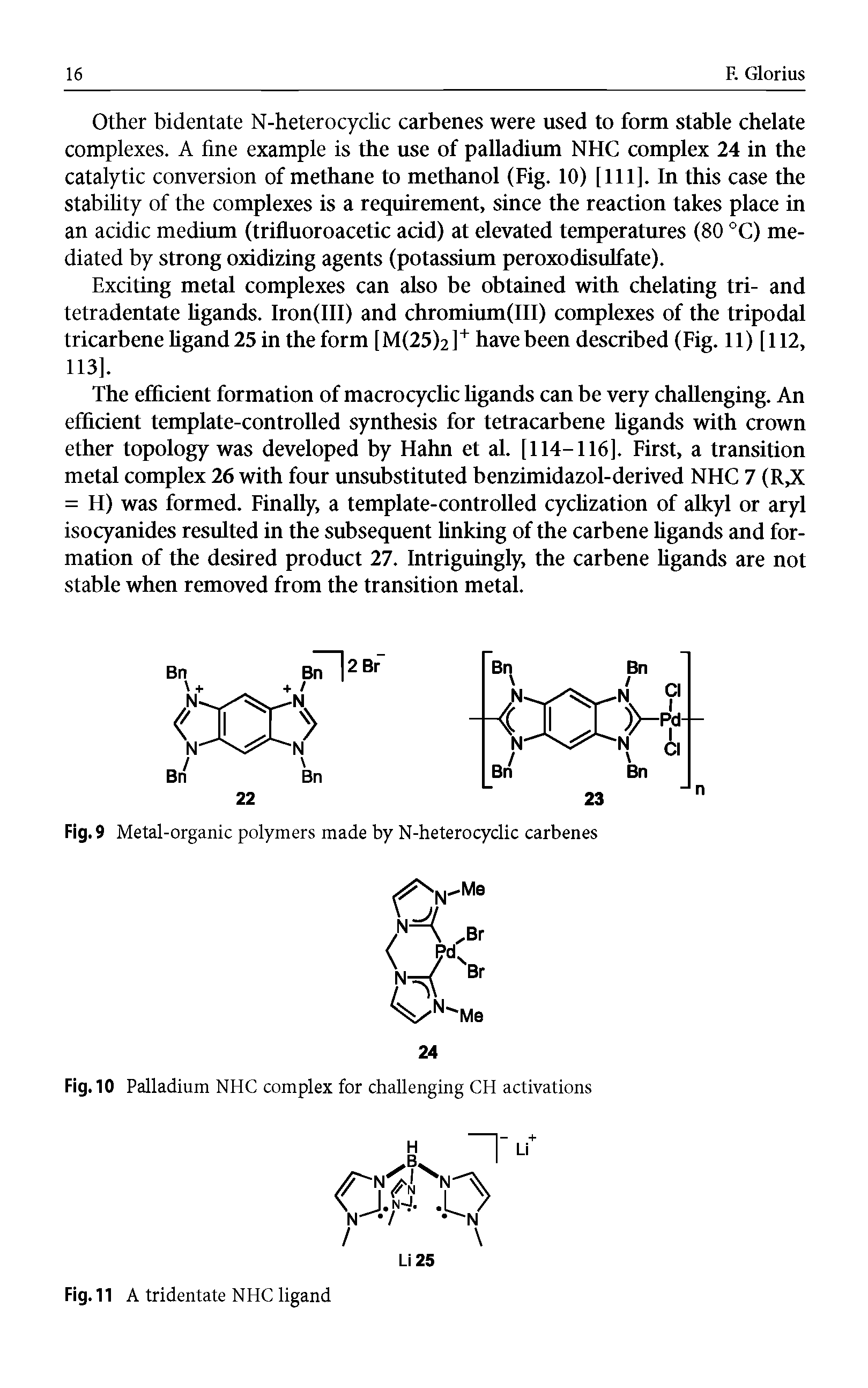 Fig. 9 Metal-organic polymers made by N-heterocyclic carbenes...