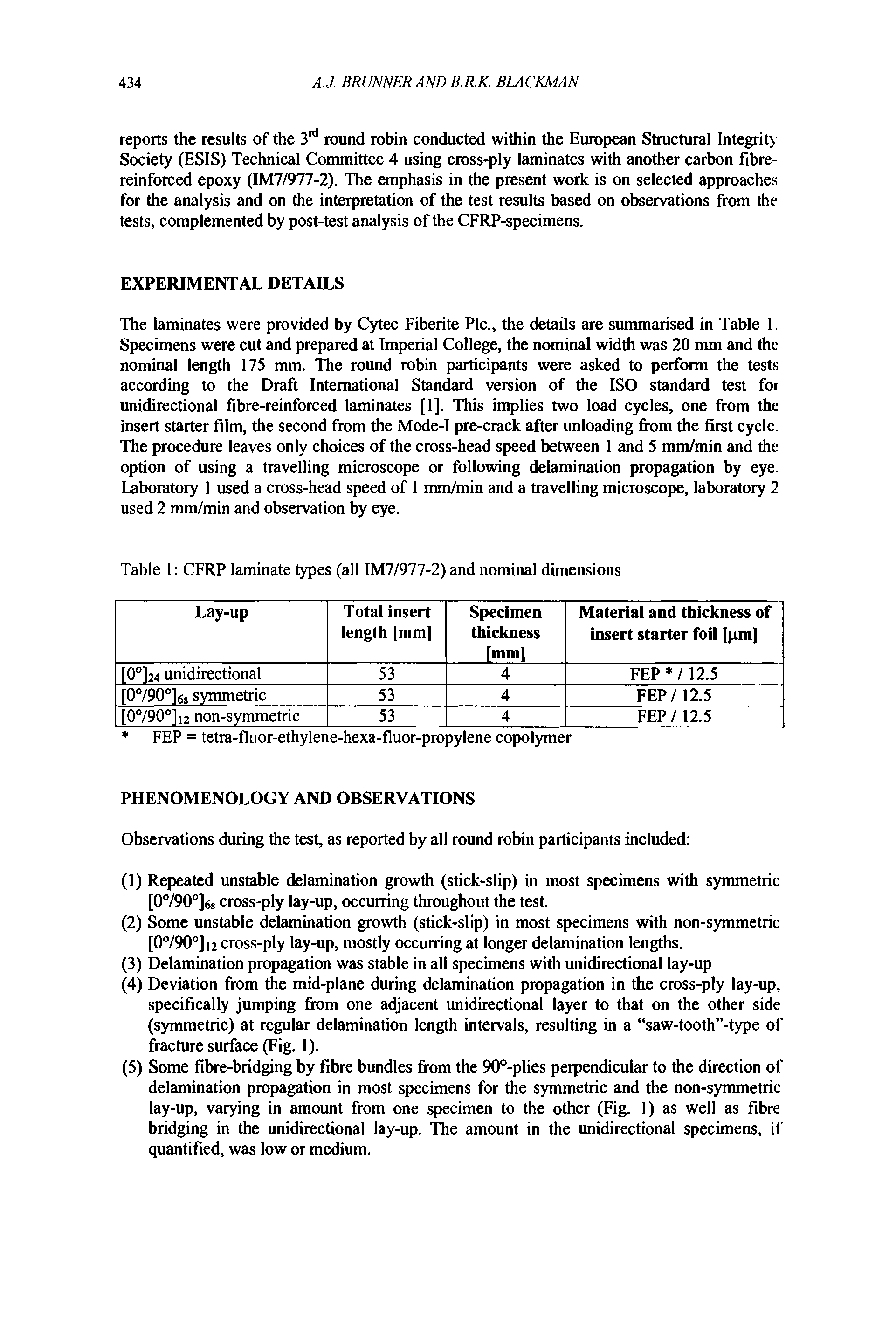 Table 1 CFRP laminate types (all IM7/977-2) and nominal dimensions...