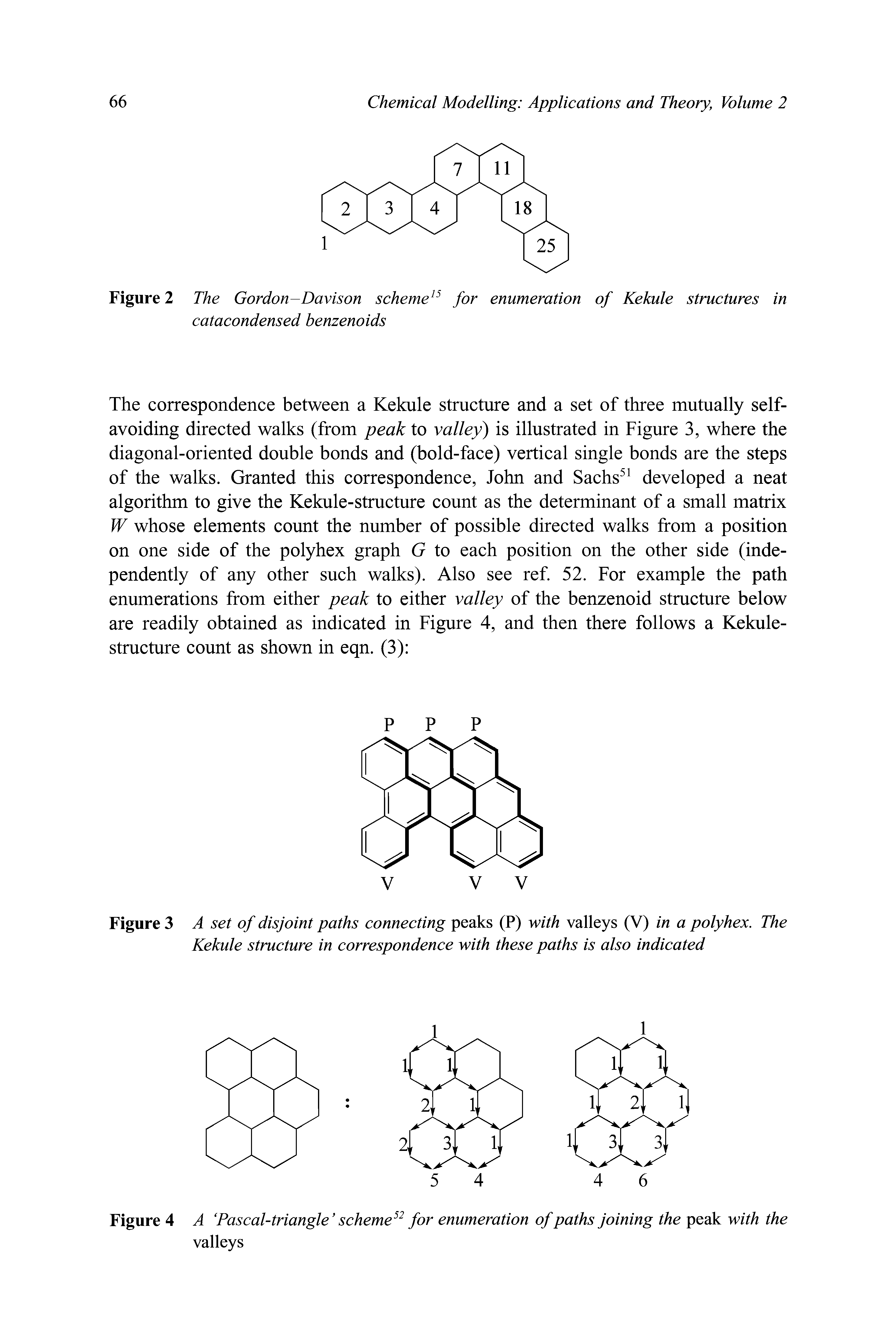 Figure 2 The Gordon-Davison scheme for enumeration of Kekule structures in catacondensed benzenoids...