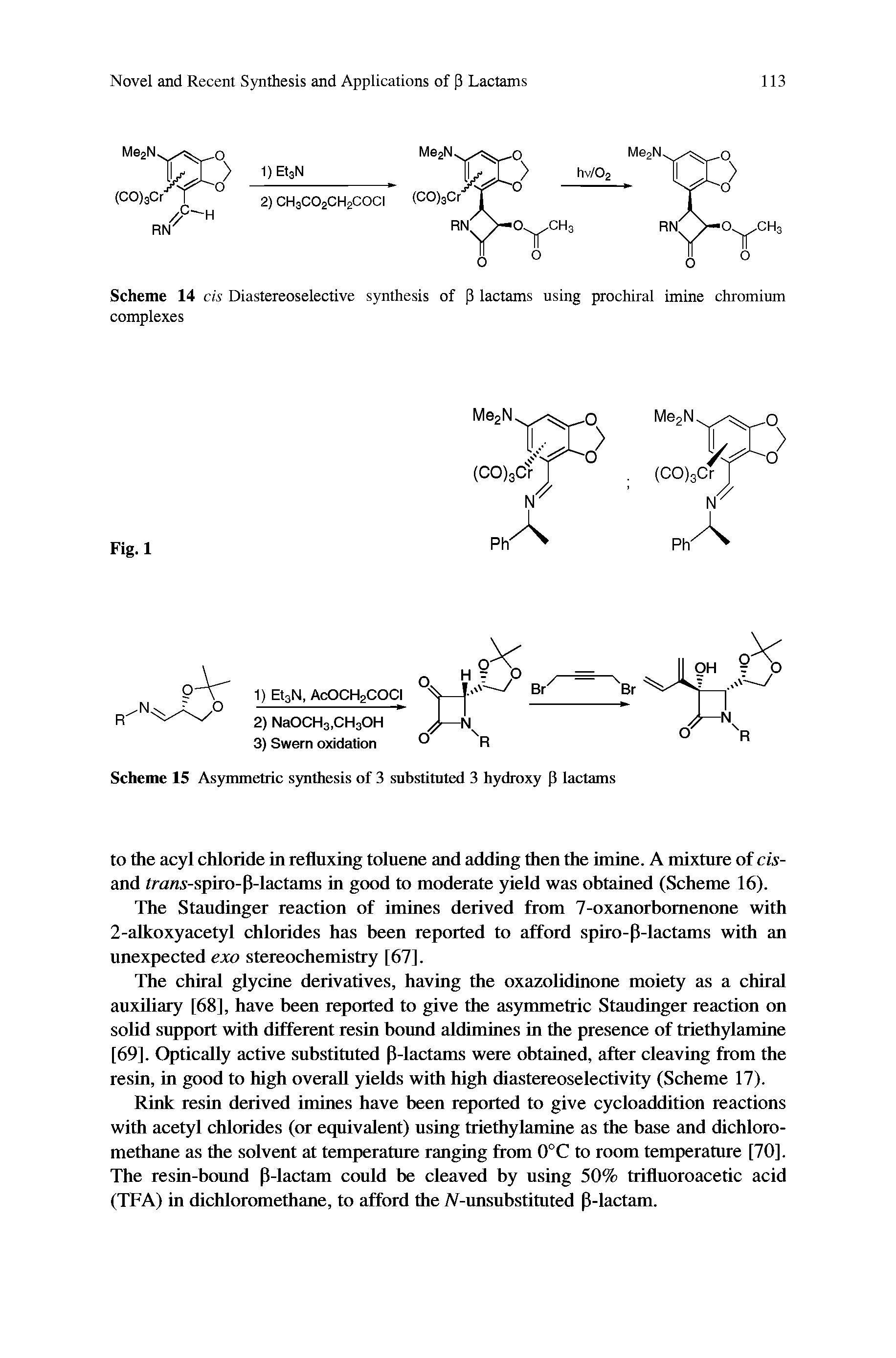 Scheme 15 Asymmetric synthesis of 3 substituted 3 hydroxy P lactams...