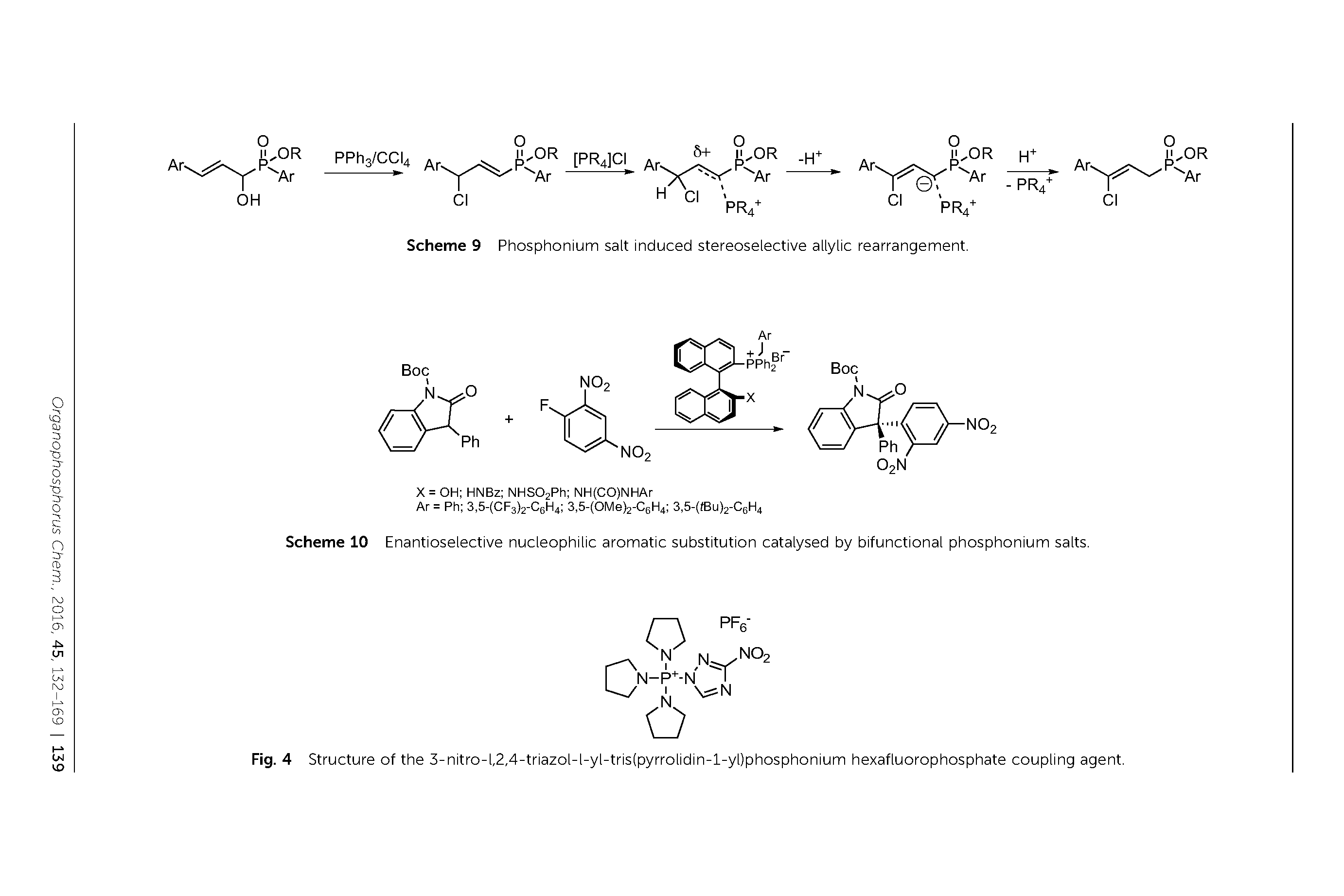 Scheme 9 Phosphonium salt induced stereoselective allylic rearrangement.