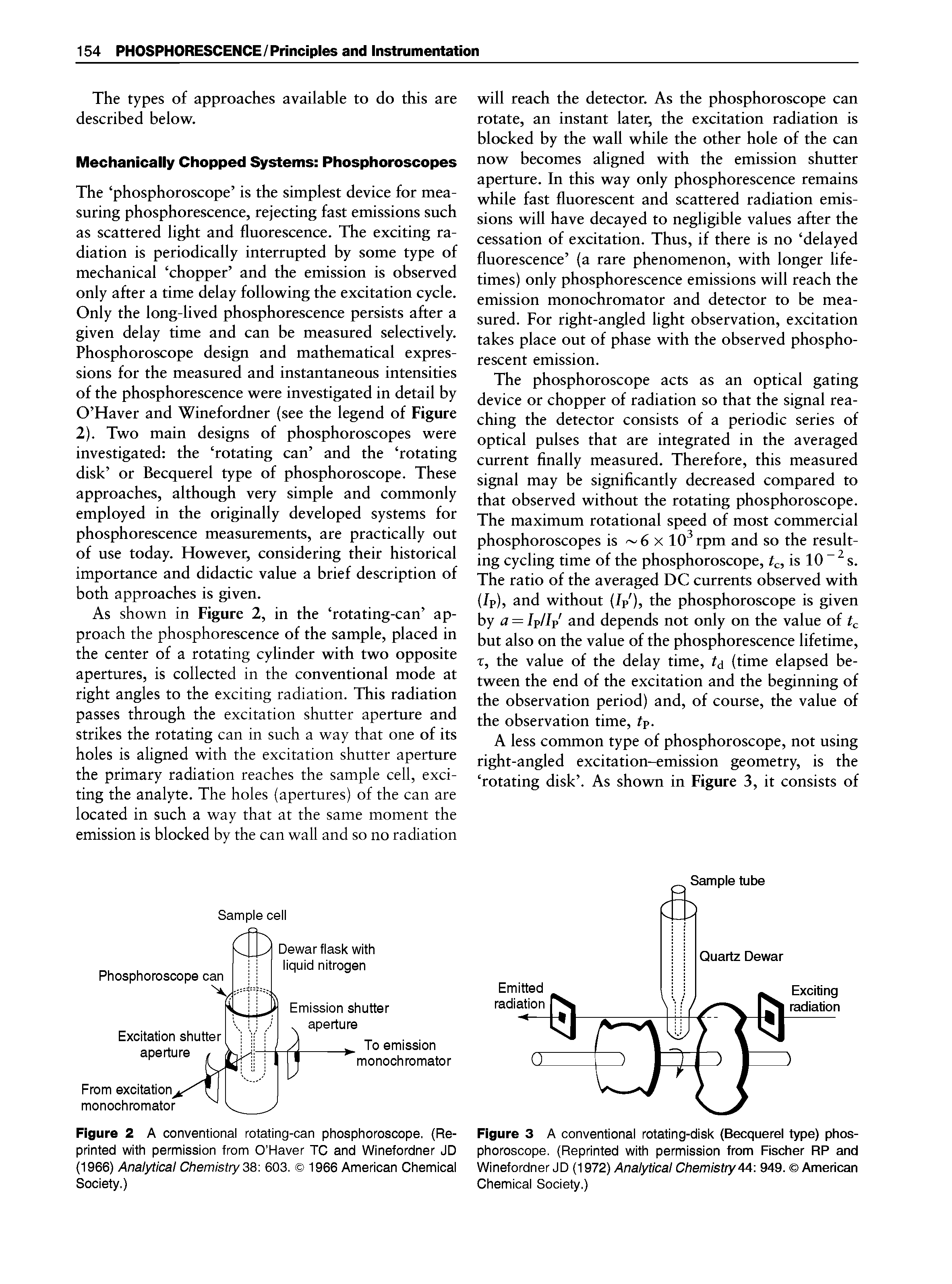 Figure 3 A conventionai rotating-disk (Becquerel type) phosphoroscope. (Reprinted with permission from Fischer RP and Winefordner JD (1972) Analytical Chemistry44-. 949. American Chemicai Sociefy.)...