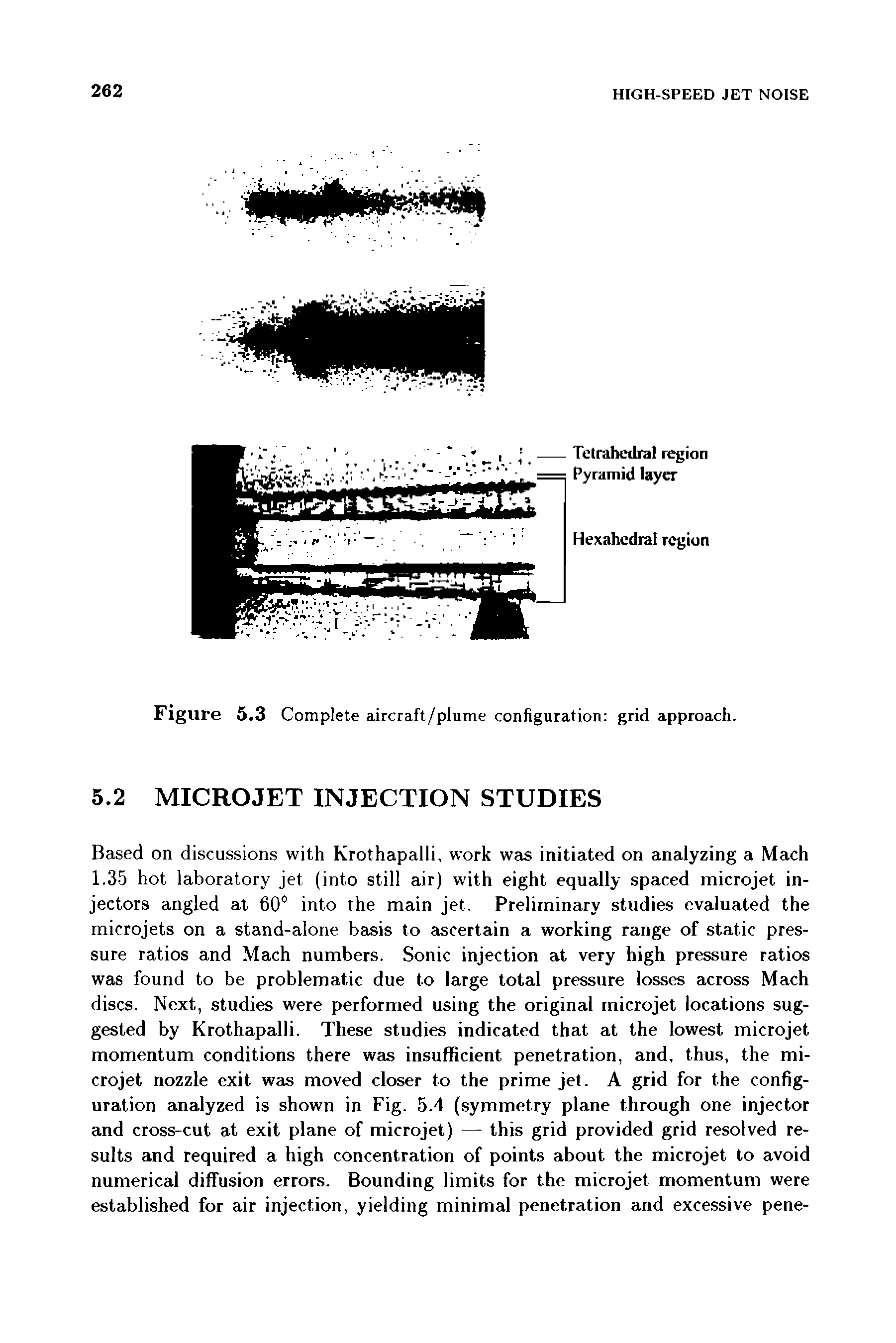 Figure 5.3 Complete aircraft/plume configuration grid approach.